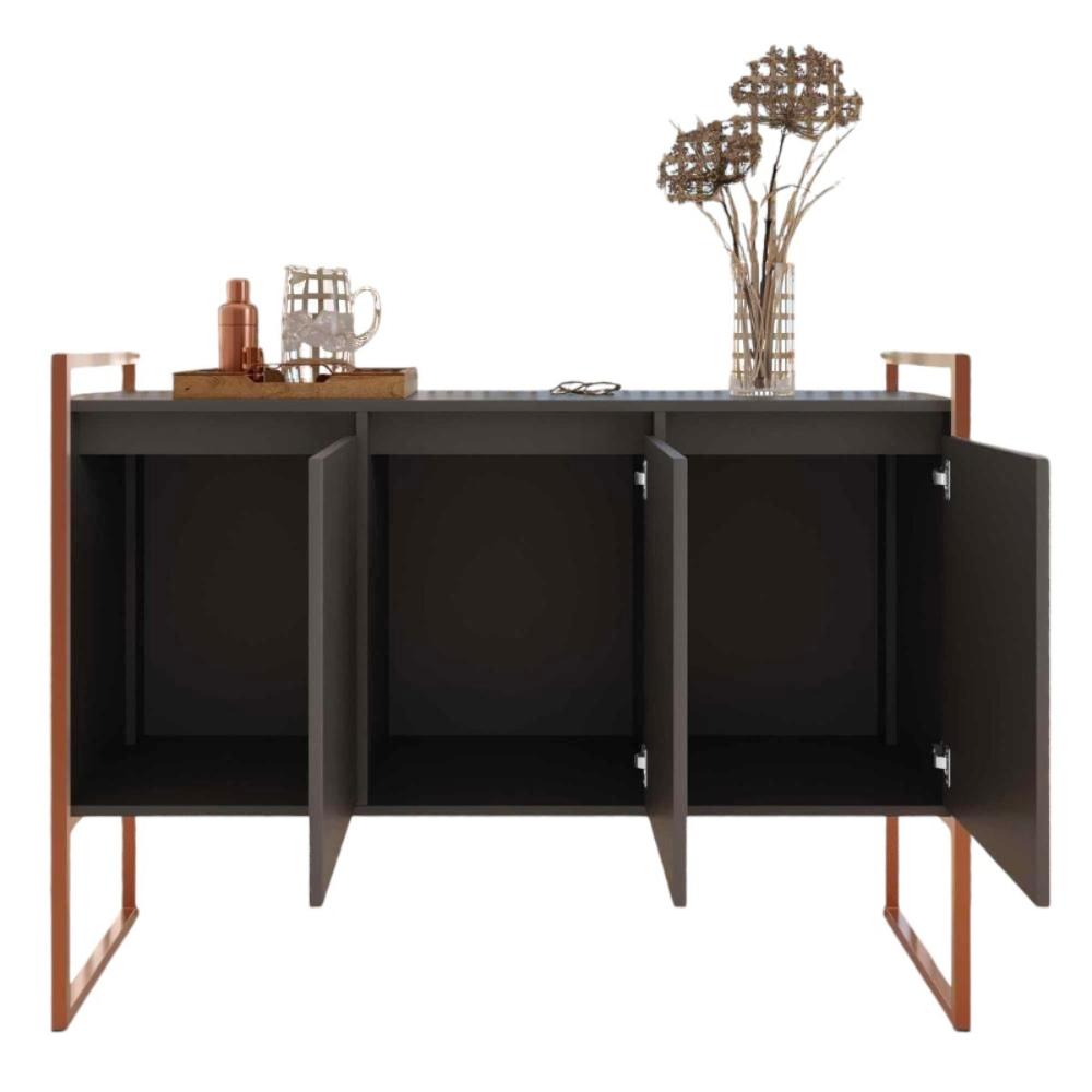 Buffet Aparador Industrial 3 Portas para Sala de Jantar