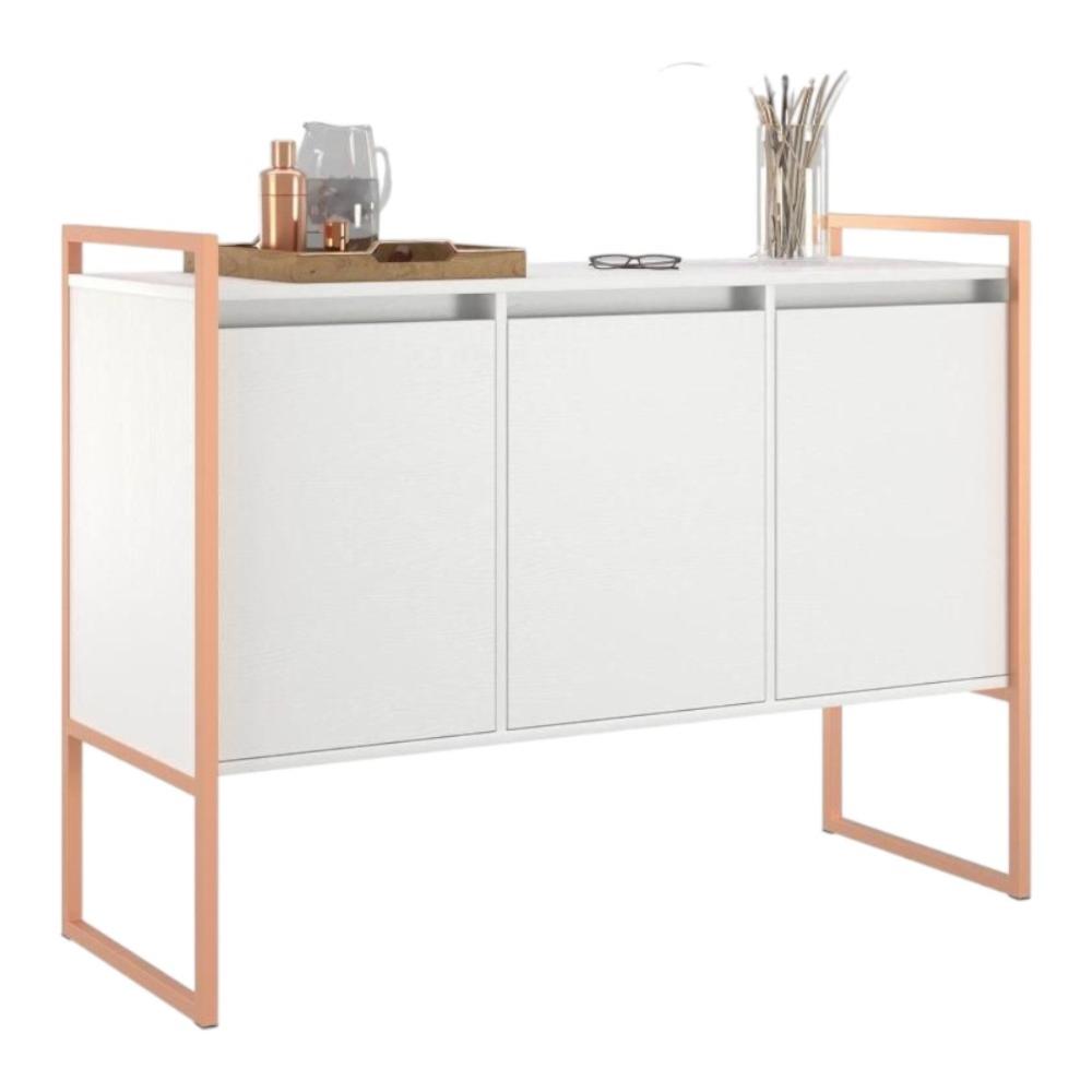Buffet Aparador Industrial 3 Portas para Sala de Jantar