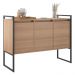 Buffet Aparador Industrial 3 Portas para Sala de Jantar