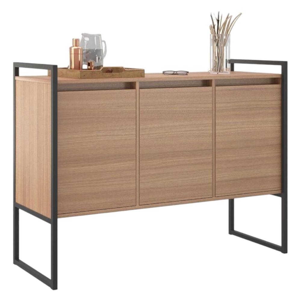 Buffet Aparador Industrial 3 Portas para Sala de Jantar