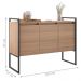 Buffet Aparador Industrial 3 Portas para Sala de Jantar