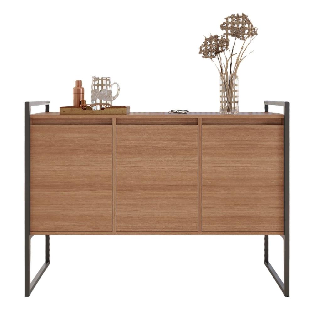 Buffet Aparador Industrial 3 Portas para Sala de Jantar