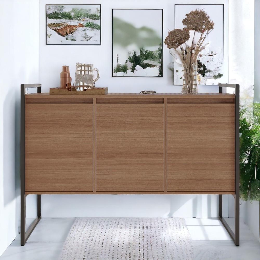 Buffet Aparador Industrial 3 Portas para Sala de Jantar