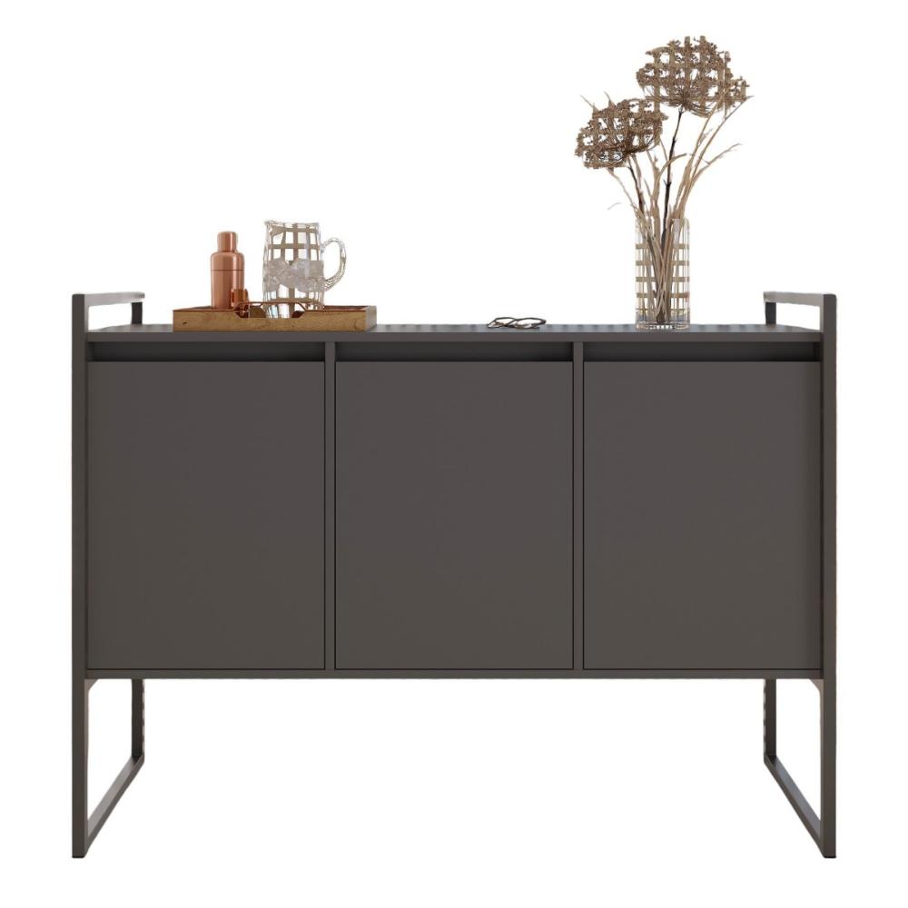 Buffet Aparador Industrial 3 Portas para Sala de Jantar