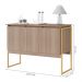 Buffet Aparador de Sala Jantar com Pés Dourado