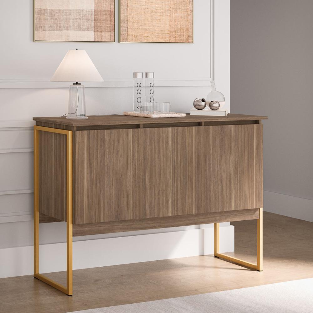 Buffet Aparador de Sala Jantar com Pés Dourado