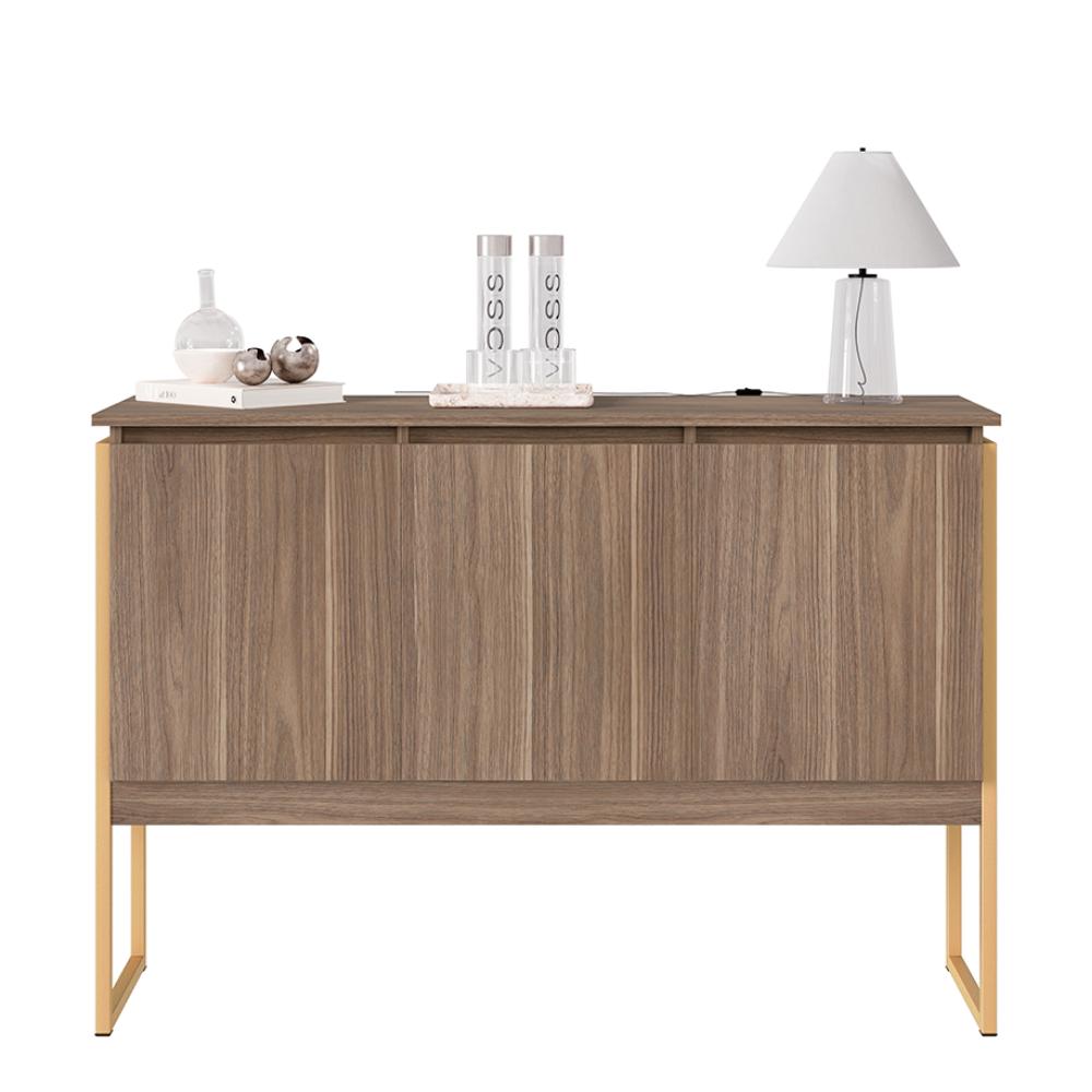 Buffet Aparador de Sala Jantar com Pés Dourado