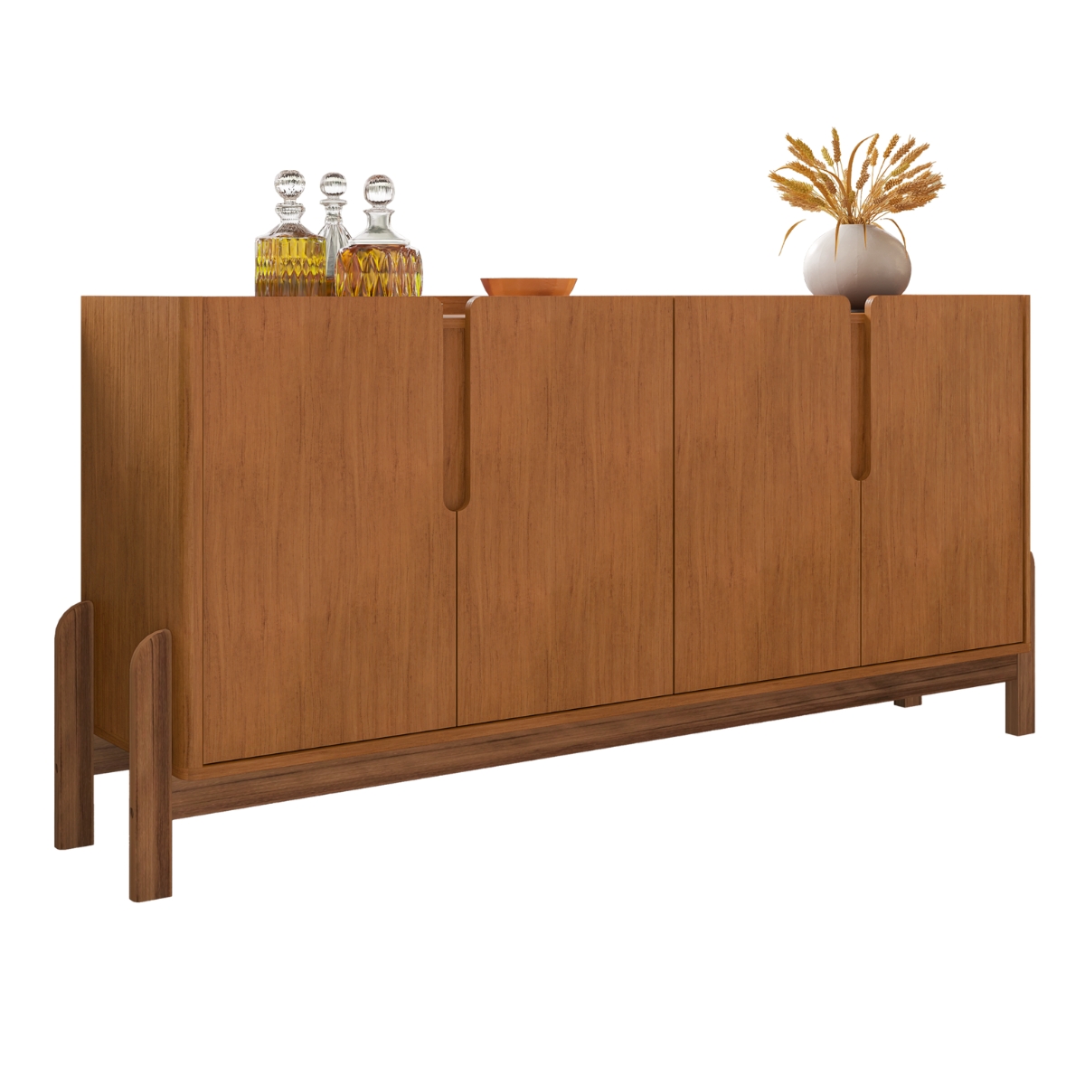 Buffet Classico 2 Portas Panorama Cedro