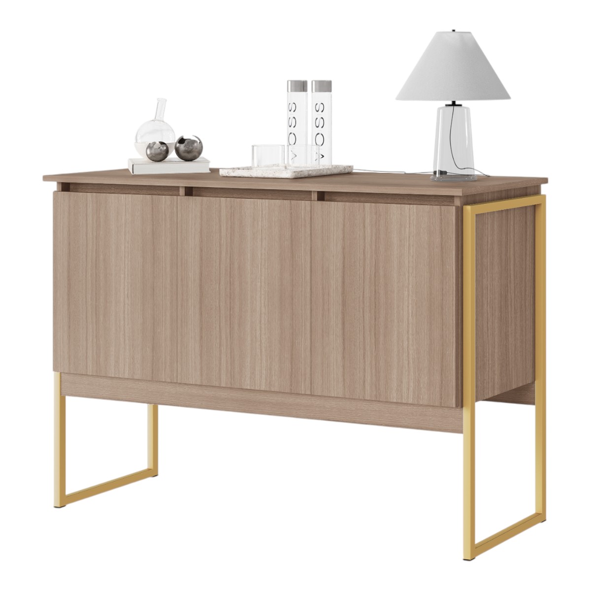 Buffet Classico 3 Portas Montana Dourado  