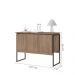 Buffet Classico com 3 Portas Veneza Affara Preto
