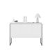 Buffet Classico com 3 Portas Veneza Branco Preto