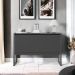 Buffet Classico com 3 Portas Veneza Preto Onix