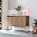 Buffet Elegante com 3 Portas Turim Affara Dourado 