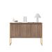 Buffet Elegante com 3 Portas Turim Affara Dourado 