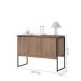 Buffet Elegante com 3 Portas Turim Affara Preto