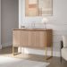 Buffet Elegante com 3 Portas Turim Montana Dourado