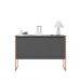 Buffet Elegante com 3 Portas Turim Preto Cobre