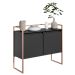 Buffet Industrial para Sala Irlanda Preto Cobre