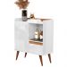 Buffet Marili Retrô Branco Freijo Flex com 2 Portas