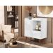 Buffet Marili Retrô Branco Freijo Flex com 2 Portas