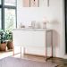 Buffet Moderno 3 Portas Londres Branco Cobre
