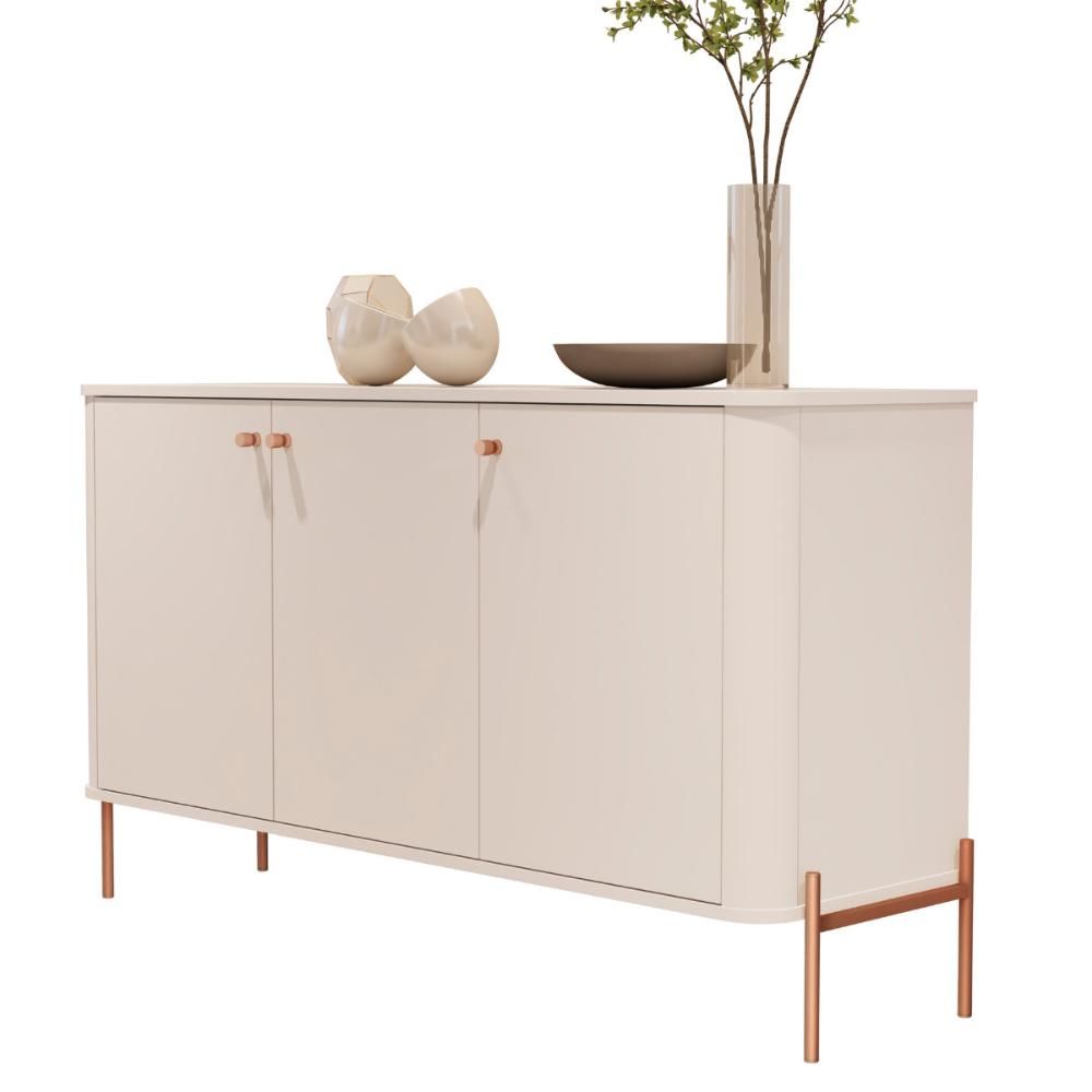 Buffet Nova Orleans Off White Bronze