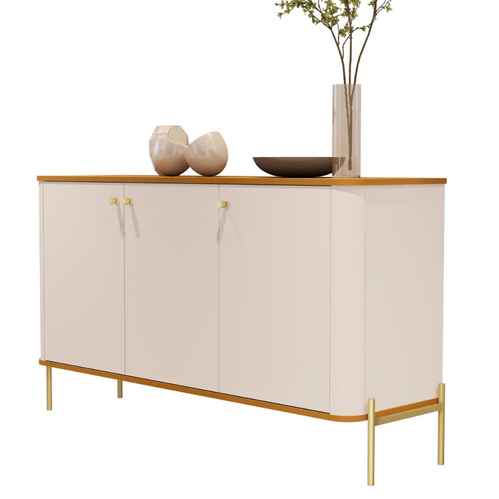 Buffet Nova Orleans Off White Nature Dourado
