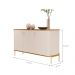 Buffet Nova Orleans Off White Nature Dourado
