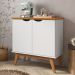 Buffet com 2 Portas Colombo Branco Acetinado