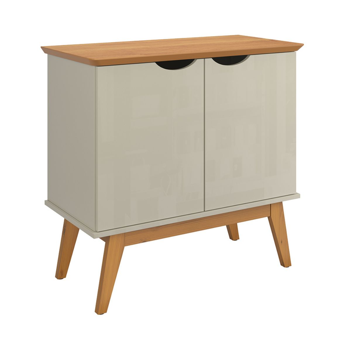 Buffet com 2 Portas Colombo Branco Off White Cinamomo
