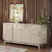 Buffet com 4 Portas e 2 Gavetas Pescara Calacata Off White