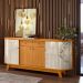 Buffet com 4 Portas e 2 Gavetas Pescara Cinamomo Off White