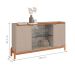 Buffet e Cristaleira Lucy Off White Cedro