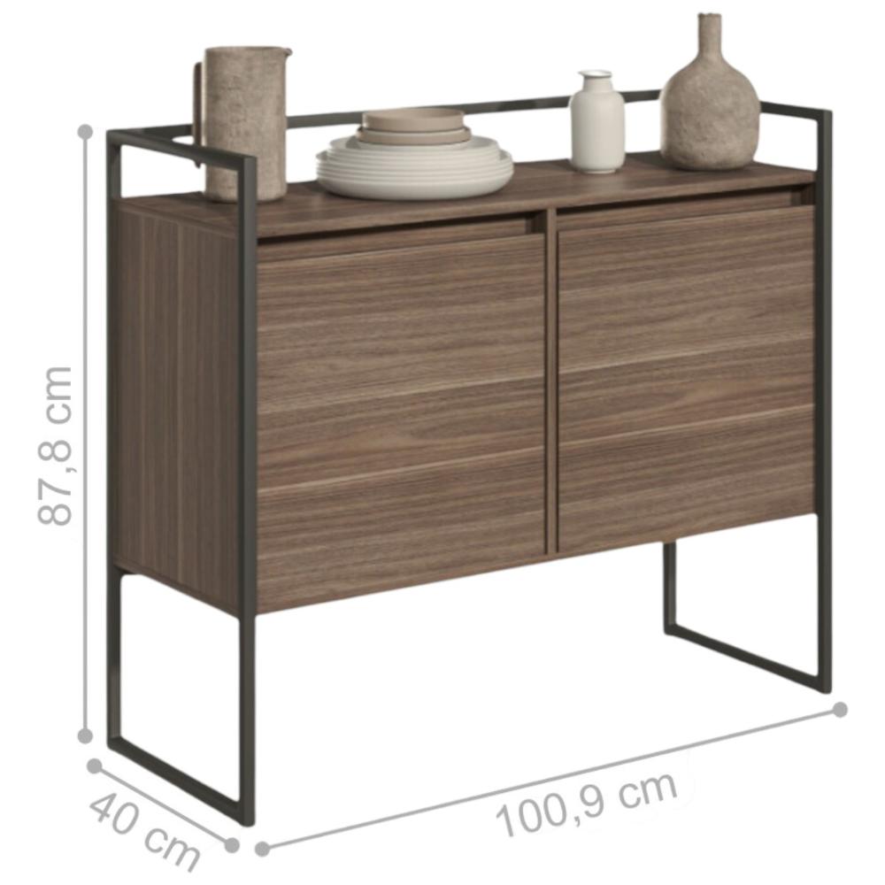 Buffet para Sala Industrial 2 Portas Cantinho do Café