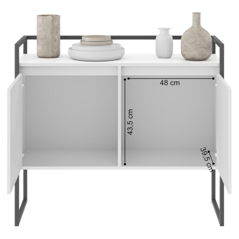 Buffet para Sala Industrial 2 Portas Cantinho do Café