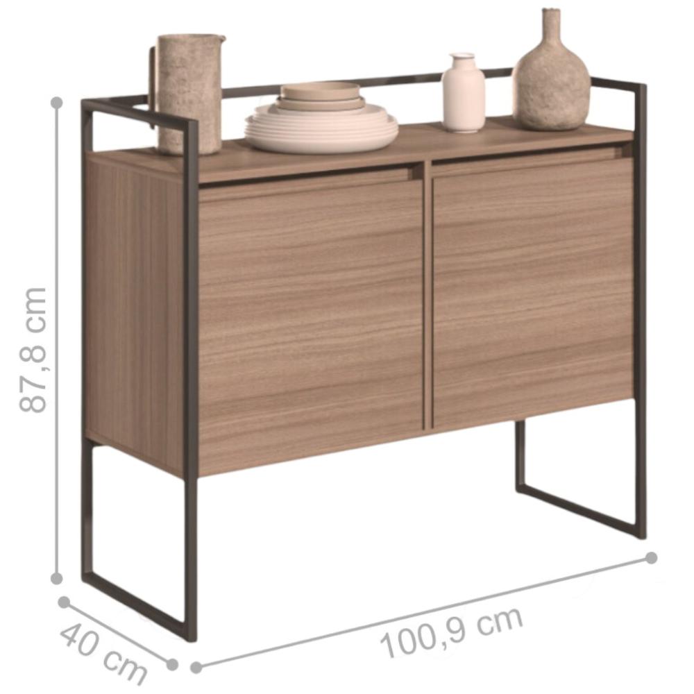 Buffet para Sala Industrial 2 Portas Cantinho do Café