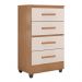 Cômoda 4 Gavetas Toulouse Nature Off White
