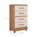 Cômoda 4 Gavetas Toulouse Nature Off White