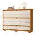Cômoda com 10 Gavetas Loanda Cinamomo Off White