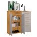 Cômoda com 2 Portas e 4 Gavetas Seábra Naturalle Off White