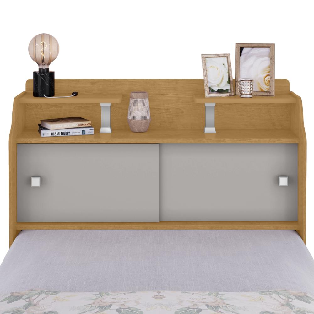 Cabaceira  de Casal Flex Goiás Naturalle Off White