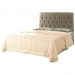 Cabeceira Kim Solteiro 90 cm Sued Bege