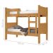 Cama Beliche Solteiro Toledo Naturalle
