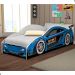 Cama Carro com Baú Juvenil Racer Azul