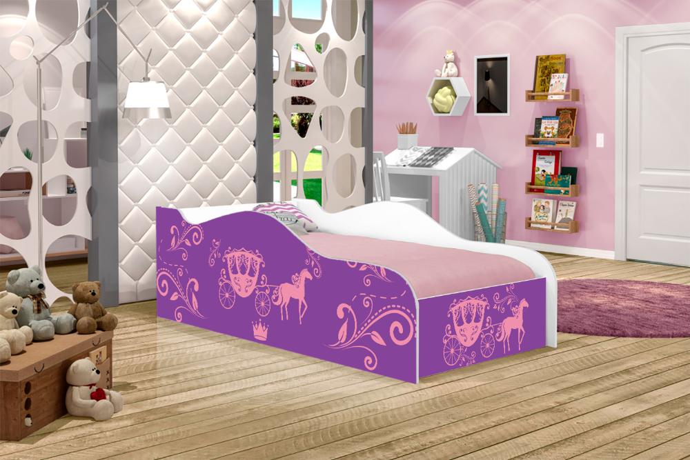 Cama Fun Carruagem de Princesa Solteiro