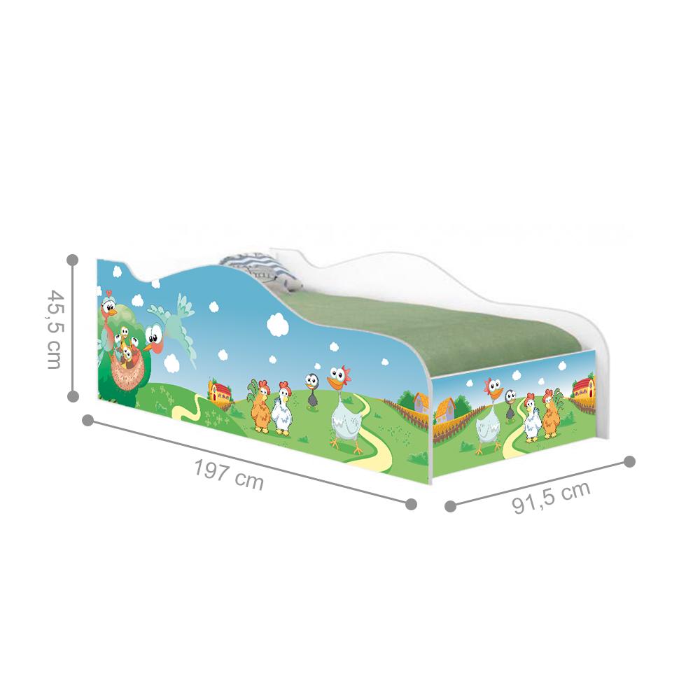 Cama Fun Fazendinha Solteiro