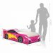 Cama Infantil Carro Velocista Pink com Colchão