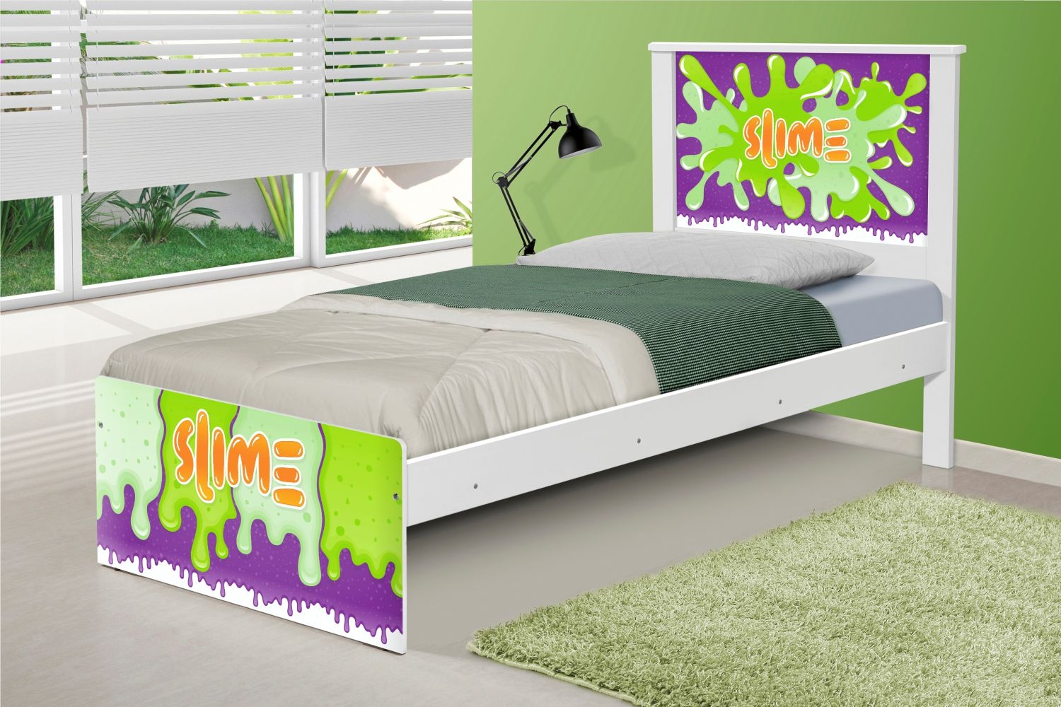 Cama Juvenil Massinha Meninos com Colchão