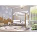 Cama Montessori Cabana Solteiro com Cordão LED