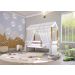 Cama Montessori Exclusiv Fio de Luz Colchão e Voal Branco